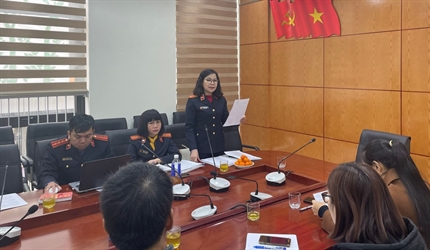 Viện KSND quận Nam Từ Liêm tiến hành trực tiếp kiểm sát công tác thi...
